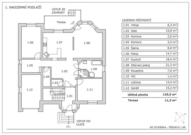 Prodej rodinného domu, Studénka, Zahradní, 262 m2