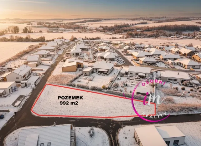 Prodej pozemku pro bydlení, Luka nad Jihlavou, Za Dvorem, 992 m2