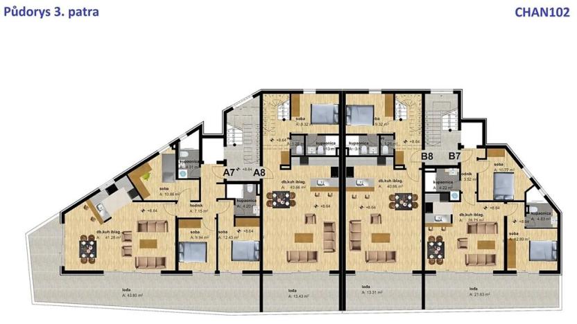 Prodej bytu 4+kk, Baška Voda, Chorvatsko, 149 m2