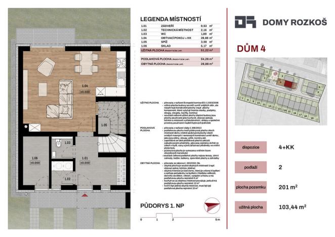 Prodej rodinného domu, Humpolec - Rozkoš, 103 m2