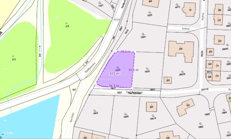 Prodej pozemku pro bydlení, Herink, 933 m2