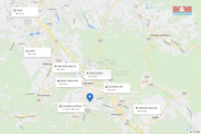 Prodej pozemku pro bydlení, Jeřmanice, Sněhová, 3002 m2