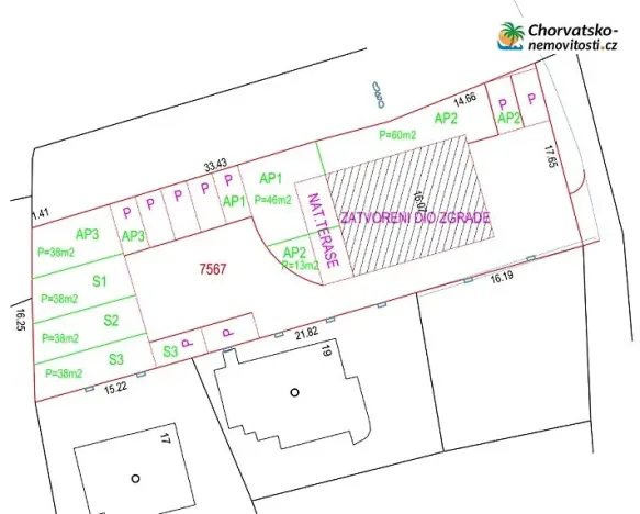 Prodej bytu 3+kk, Stara Novalja, Chorvatsko, 58 m2
