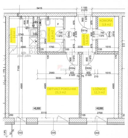 Pronájem bytu 2+kk, Brandýs nad Labem-Stará Boleslav - Stará Boleslav, Táhlá, 58 m2