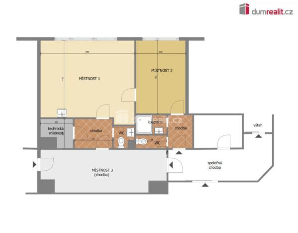 Pronájem bytu 3+kk, Neratovice, Kojetická, 88 m2