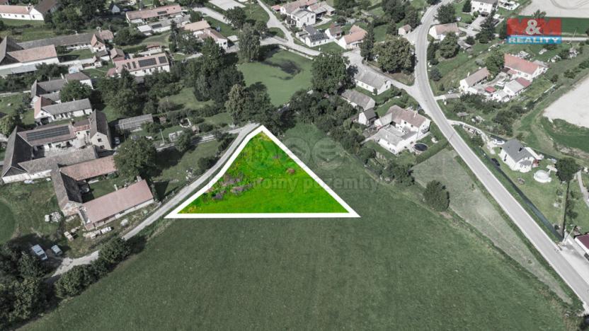 Prodej pozemku pro bydlení, Borovany - Vrcov, 1496 m2