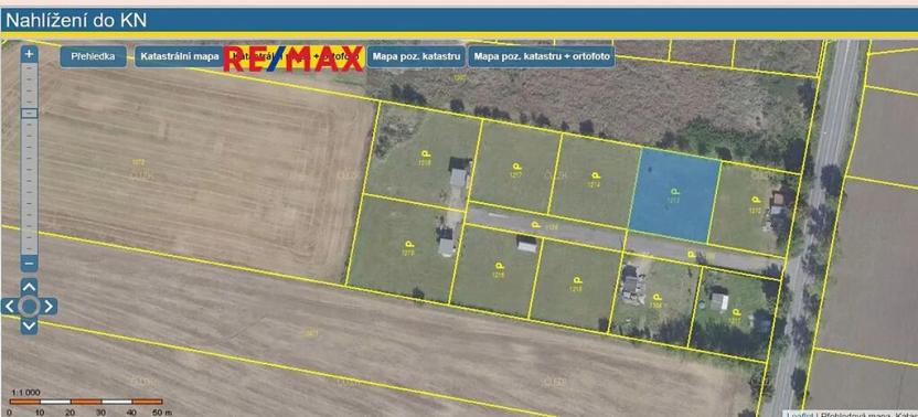 Prodej zahrady, Tursko, 820 m2