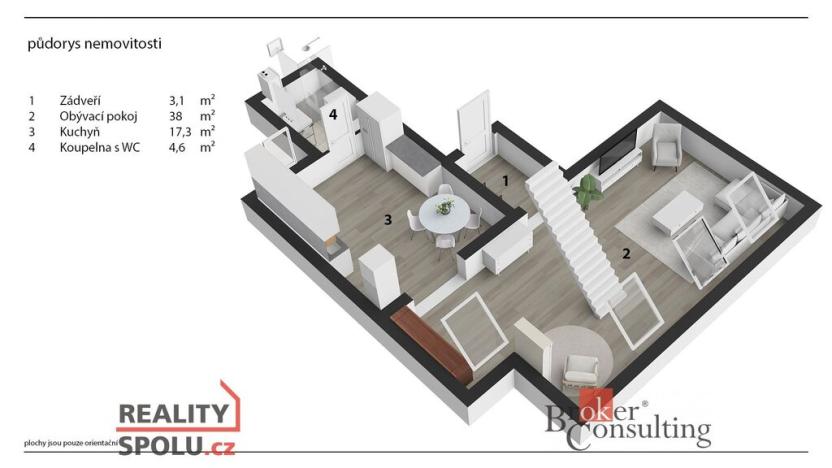 Prodej bytu 2+1, Trutnov, 80 m2