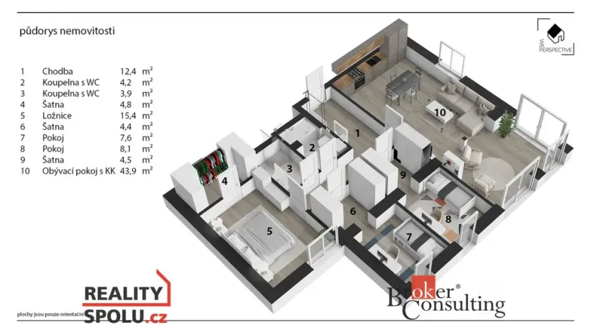 Prodej bytu 3+kk, Praha, Písčitá, 117 m2