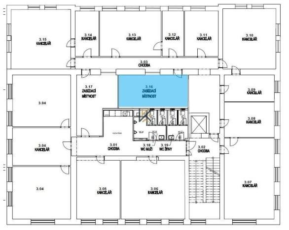 Pronájem kanceláře, Praha - Smíchov, Nádražní, 26 m2
