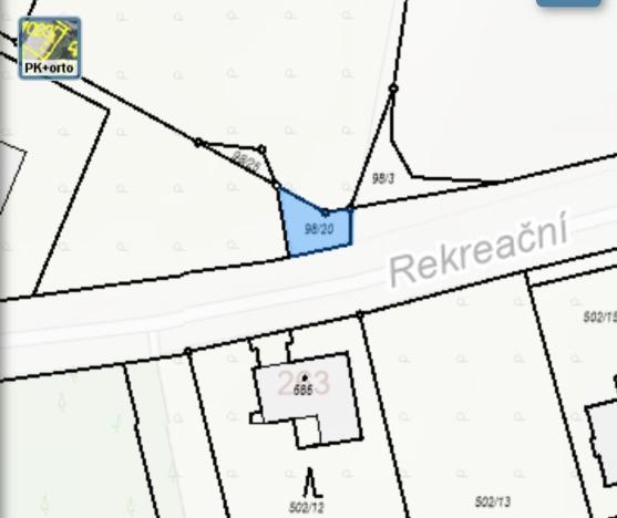 Prodej pozemku pro bydlení, Jevany, Rekreační, 2603 m2