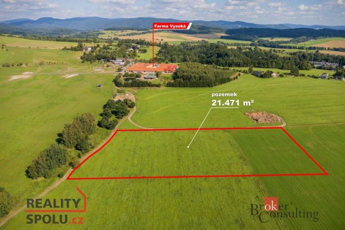 Prodej pole, Chrastava - Horní Chrastava, 21471 m2