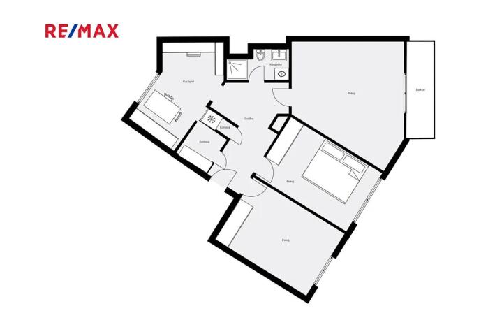 Pronájem bytu 3+1, Praha - Podolí, Jeremenkova, 80 m2