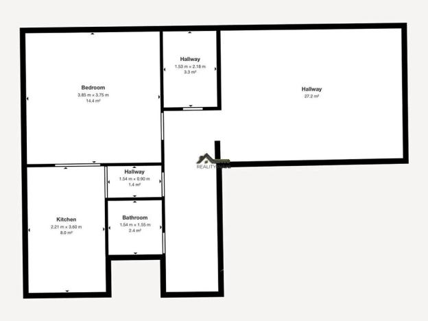 Prodej bytu 2+1, Ostrava, Zelená, 55 m2