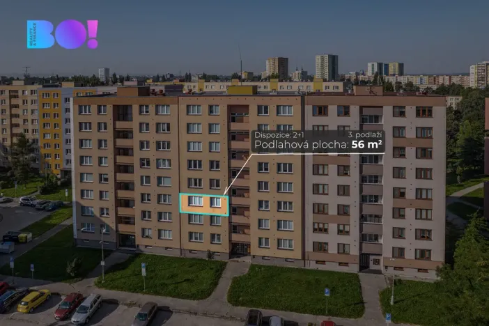 Prodej bytu 2+1, Ostrava, Josefa Brabce, 56 m2