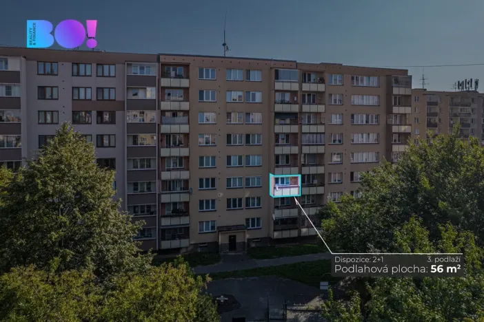 Prodej bytu 2+1, Ostrava, Josefa Brabce, 56 m2