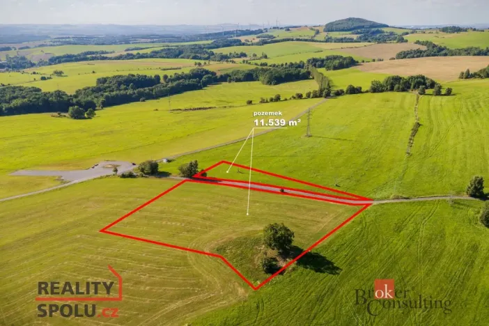 Prodej pole, Chrastava - Horní Chrastava, Frýdlantská, 11539 m2