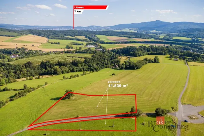 Prodej pole, Chrastava - Horní Chrastava, Frýdlantská, 11539 m2