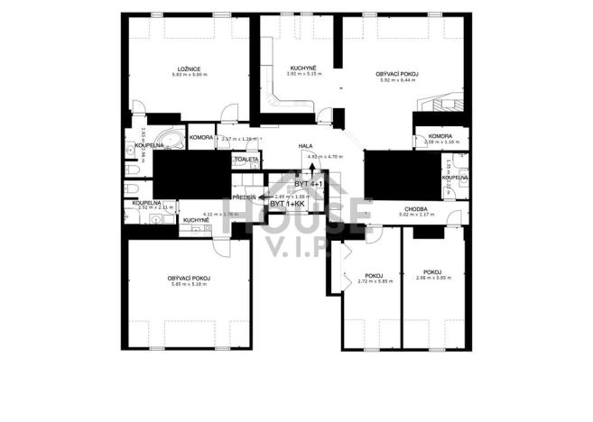 Prodej bytu 5+1, Praha - Nusle, U družstev, 158 m2
