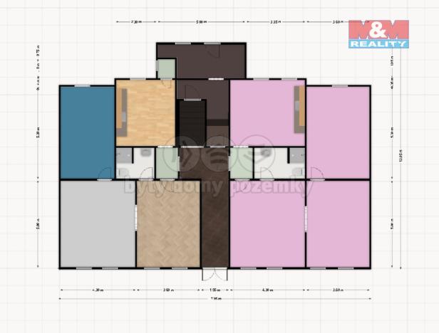 Prodej činžovního domu, Vojkovice, 383 m2