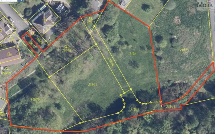 Prodej pozemku pro bydlení, Košťany - Střelná, Na Hampuši, 6468 m2