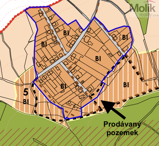 Prodej pozemku pro bydlení, Košťany - Střelná, Na Hampuši, 6468 m2