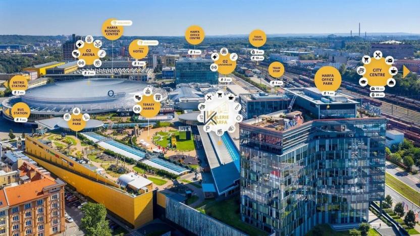 Pronájem kanceláře, Praha - Libeň, Českomoravská, 293 m2