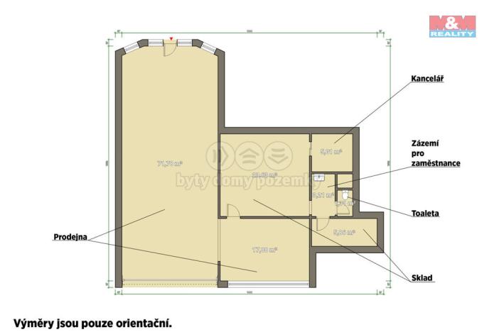 Pronájem obchodního prostoru, Třemošná, Plzeňská, 133 m2