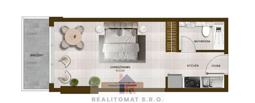 Prodej bytu 2+kk, Dubaj, Spojené arabské emiráty, 60 m2