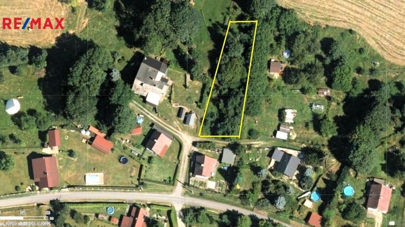 Prodej zahrady, Krompach, 1001 m2