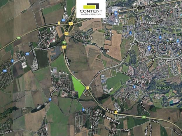 Pronájem výrobních prostor, Jinočany, Hlavní, 1250 m2