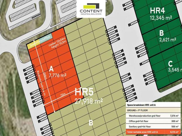 Pronájem skladu, Hranice - Hranice IV-Drahotuše, Olomoucká, 7776 m2
