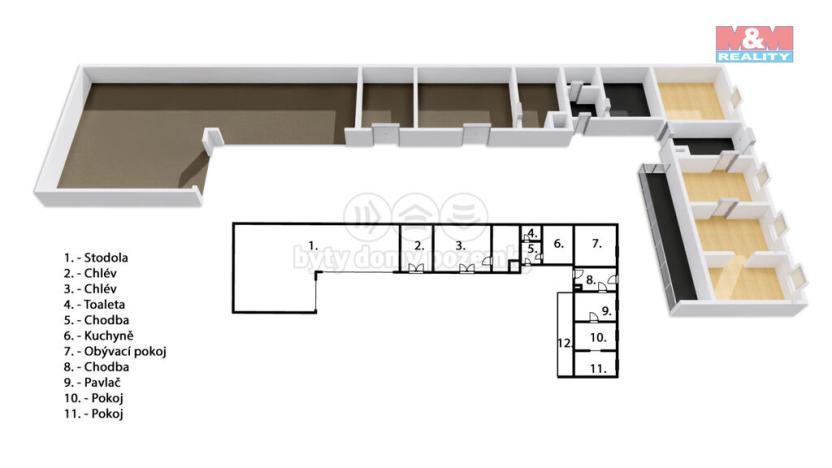 Prodej rodinného domu, Velké Opatovice - Velká Roudka, 106 m2