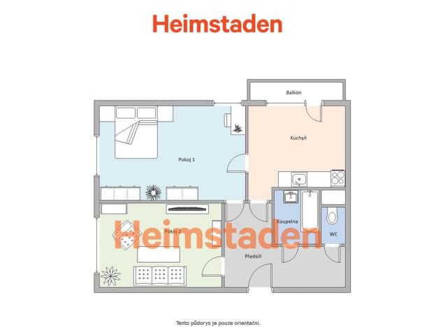 Pronájem bytu 2+1, Frýdek-Místek - Místek, Marie Majerové, 61 m2