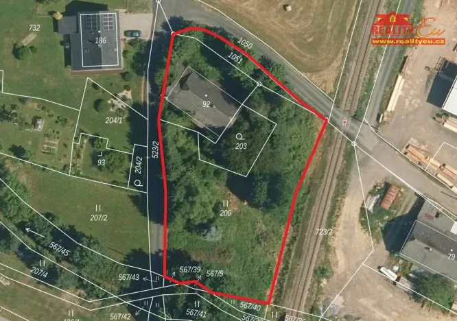 Prodej pozemku pro bydlení, Červená Voda - Dolní Orlice, 2400 m2