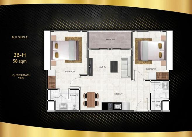 Prodej apartmánu, Pattaya, 29 m2