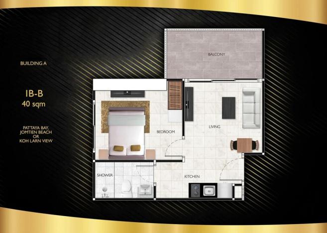Prodej apartmánu, Pattaya, 29 m2
