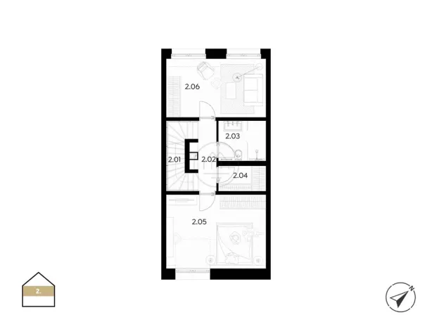 Prodej rodinného domu, Frymburk, 125 m2