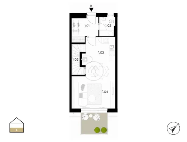 Prodej rodinného domu, Frymburk, 125 m2