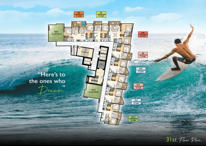 Prodej apartmánu, Pattaya, 38 m2