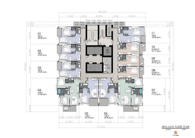 Prodej apartmánu, Pattaya, 31 m2