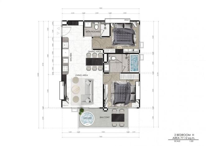 Prodej apartmánu, Pattaya, 31 m2