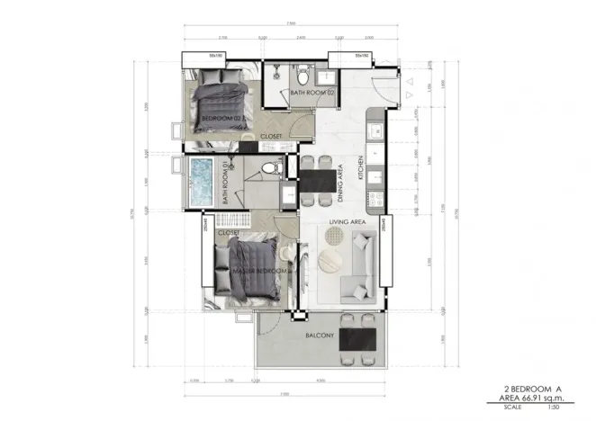 Prodej apartmánu, Pattaya, 31 m2