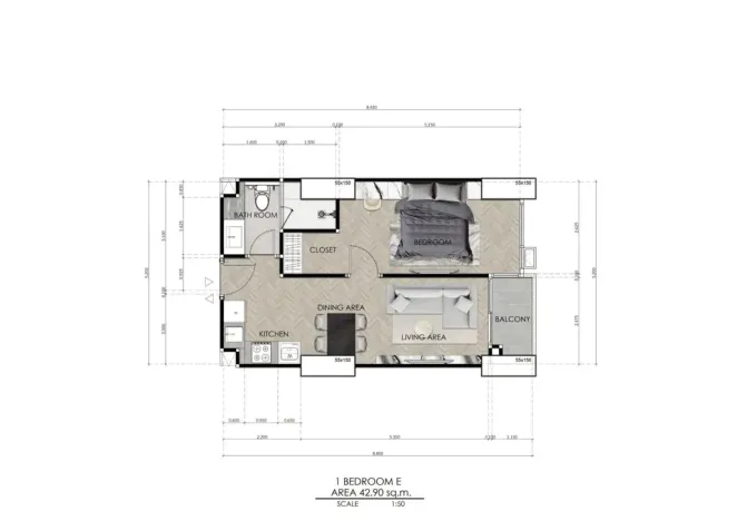 Prodej apartmánu, Pattaya, 31 m2