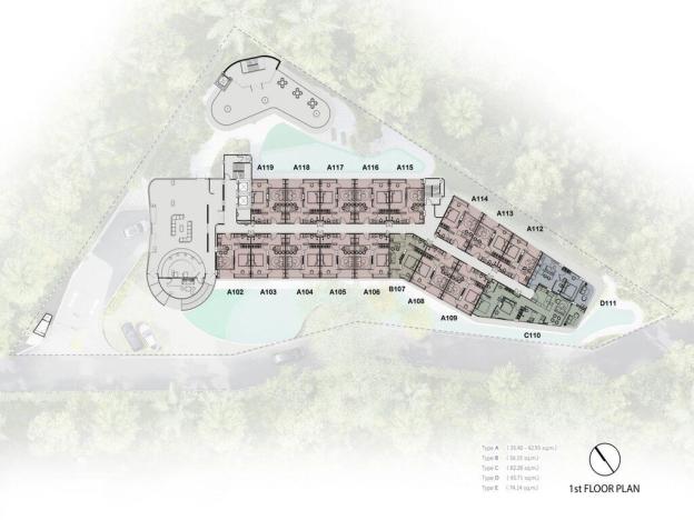 Prodej apartmánu, Pattaya, 45 m2