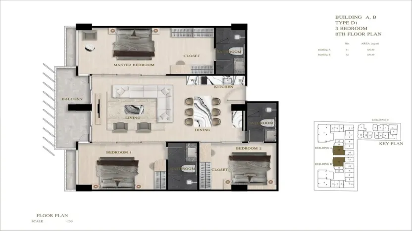 Prodej apartmánu, Pattaya, 33 m2