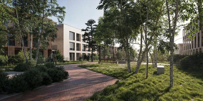 Prodej bytu 1+kk, Praha - Kbely, K Vinoři, 32 m2