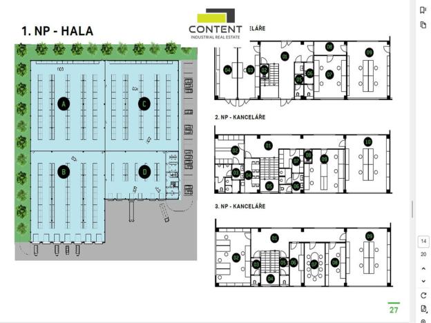 Pronájem skladu, Zlín, Rybníky VII, 1000 m2