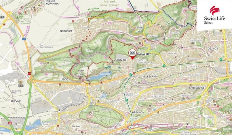 Pronájem bytu 2+1, Praha - Vokovice, Oválová, 62 m2