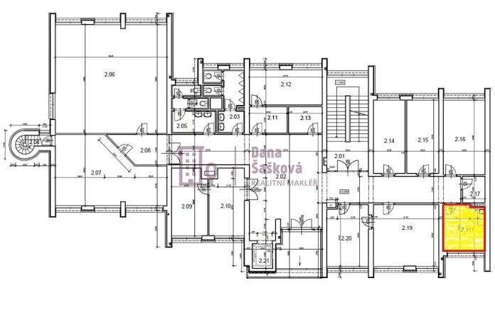 Pronájem kanceláře, Jindřichův Hradec, Pravdova, 12 m2